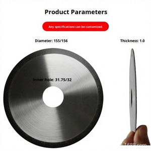 OEM Resin Diamond Abrasive <b>Cutting</b> <b>Disc</b> 156mm Diameter 1.0mm Thickness for High Borosilicate <b>Glass</b> and Quartz <b>Glass</b> - Product Image 3