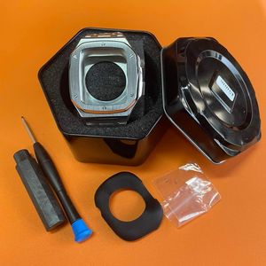 Cinturino in Metallo a Tre Perle per IWatch Serie 45mm Kit di Modifica Set Cassa in Acciaio Inossidabile per <span class=keywords><strong>Apple</strong></span> <span class=keywords><strong>Watch</strong></span> Serie 9 8 7 <span class=keywords><strong>SE</strong></span> <span class=keywords><strong>5</strong></span> - Product Image 5