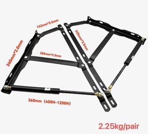 Lưu trữ khí piston giường phù hợp gấp tường giường nâng Cơ chế gấp điều chỉnh bản lề giường nâng cơ chế mùa xuân - Product Image 6