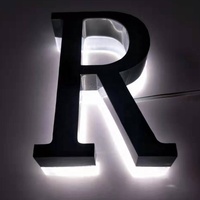 Enseigne Panaflex, enseigne LED, lettre néon, acrylique, enseigne de magasin en acier inoxydable, enseigne de devanture de magasin, lumières LED