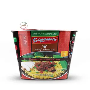 China Supplier Good Quality Bulk Ramen Beef Flavour Fried Instant Noodle Halal Instant Noodles Supplier Instant Bowl Noodles