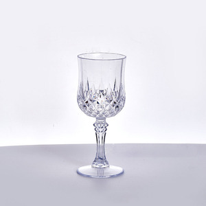 <span class=keywords><strong>Verre</strong></span> <span class=keywords><strong>à</strong></span> <span class=keywords><strong>vin</strong></span> vintage <span class=keywords><strong>en</strong></span> <span class=keywords><strong>plastique</strong></span> avec motif diamant gaufré pour <span class=keywords><strong>vin</strong></span> rouge, champagne, jus et autres boissons - Product Image 4