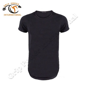 Curved Hem Long <b>T</b> <b>Shirts</b> | Muscles <b>T</b> <b>Shirts</b> | Professional Training Sports <b>T</b> <b>Shirts</b> - Product Image 5