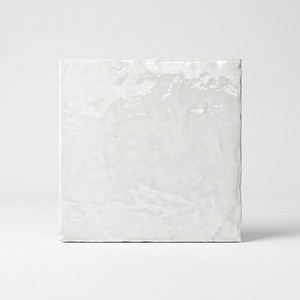 Azulejo Blanco Fiji de 15 x 15 cm, 8.5 mm de Grosor, Acabado Brillante, Bordes Irregulares - Product Image 1