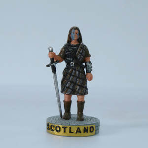 Estatuilla de resina de alta calidad, famosas figuras de película de resina Braveheart - Product Image 1