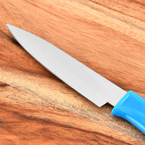 Cuchillos de plástico coloridos para frutas, paquete de 4, herramientas de cocina multifunción para pelar y cortar frutas y verduras - Product Image 3