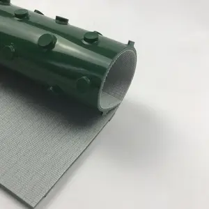 Ma sát cao màu xanh lá cây PVC Dot hạt băng tải vành đai tùy chỉnh sản xuất, thích hợp cho giao thông công nghiệp, dốc Giao thông vận tải