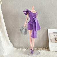 Robe de princesse à ourlet irrégulier pour poupée de 30 cm (11,5 pouces) 1/6, vêtements de poupée, tenue de poupée, accessoire de jouet