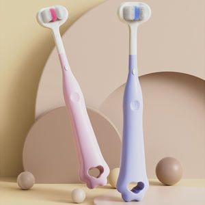 SeaMind Cepillo de dientes de 3 lados para niños 10000 Cabello suave Entrenamiento para bebés y niños pequeños Cepillo de dientes para bebés Cepillo de dientes suave en forma de U - Product Image 6