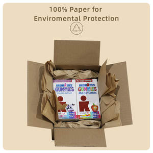 Papier kraft en accordéon Ameson pour le remplissage des espaces latéraux et supérieurs, emballage d'expédition biodégradable - Product Image 5