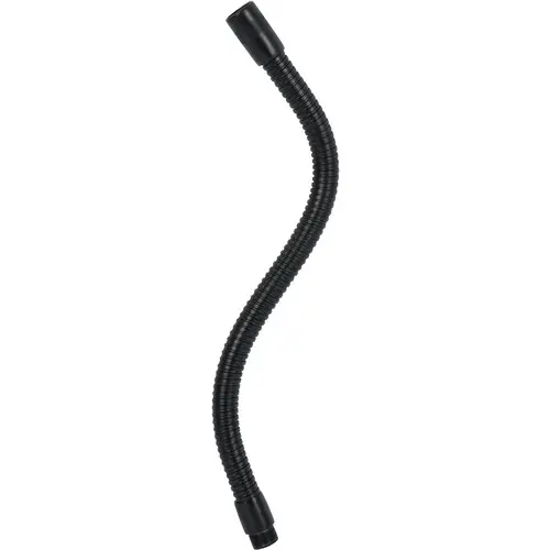 Marcos de extensión flexibles de cuello de cisne, acero con extremos macho y hembra de rosca de 5/8 "-27, óxido negro
