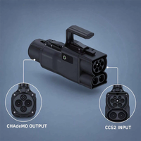 Adaptateur CCS2 vers CHAdeMO pour Nissan Leaf, résistant aux gelées, conforme CE, étanche IP65, joint en silicone, hiver nordique