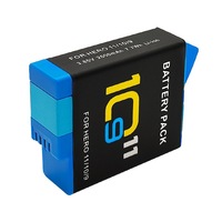 Batería Recargable de Iones de Litio AHDBT-901 de 2000 mAh para GoPro Hero 11/10/9 Black, Certificación CE RoHS, en Stock, Garantía de 12 Meses