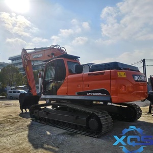 รถขุดตีนตะขาบ Doosan DX225 ขนาด 22 ตัน รุ่นปี 2023 มอเตอร์ ปั๊ม เกียร์ แบริ่ง PLC ความจุบุ้งกี๋ 1.05 เมตร ผลิตในเกาหลี ราคา FOB เซี่ยงไฮ้ - Product Image 1