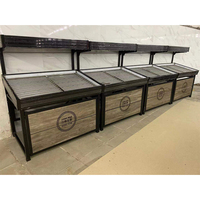 Tegen De Muur Fruit Rekken Met Grote Capaciteit Groente Fruit Plank Groente Rack Voor Supermarkt