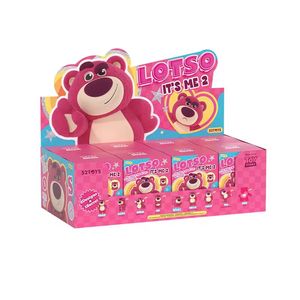 100% Original 52 JOUETS <span class=keywords><strong>Toy</strong></span> <span class=keywords><strong>Story</strong></span> Lotso's It's Me 2 Series Blind Boxes Lovely Strawberry Bear Mystery Boxes PVC Figures Kids Gift - Product Image 1
