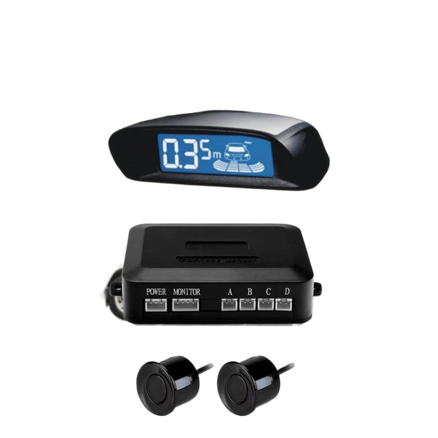 Smart Auto Car Sensor Waterproof Rear and Front Ultrasonic Radar Parking with LED Reversing Assist Reversing Safety Aid