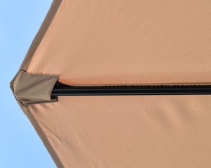 Parasols <span class=keywords><strong>de</strong></span> jardin modernes en acier 100% à manivelle, grands, pour l'extérieur, parasols légers à trois têtes, pour la cour, l'hôtel, le jardin, le café - Product Image 6