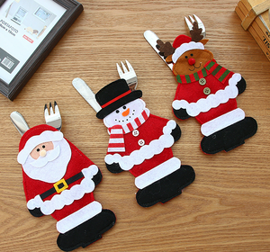Porta Utensilios Navideños con Diseño de Gnomo, Bolsas para Cubiertos con Diseño de Tomte Sueco para Decoración de Mesa Navideña, Decoración para Vajilla Navideña al por Mayor - Product Image 4