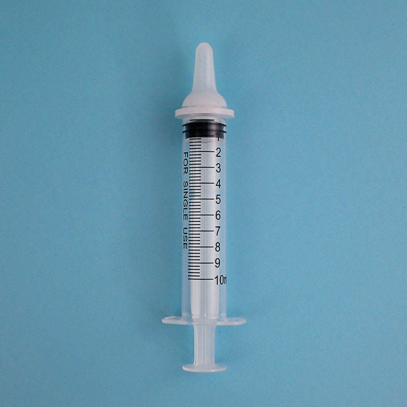 10ml หัวนมโปร่งใสหัวตรง