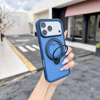 Étui de téléphone avec béquille rotative à 360° et boutons indépendants, coque antichoc pour iPhone 18 Pro Max 17 16 15 14 13