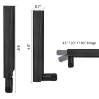 Antenne omnidirectionnelle 5G 4G LTE à large bande 600-3800 MHz, type pagaie, avec connecteur SMA mâle pour routeurs