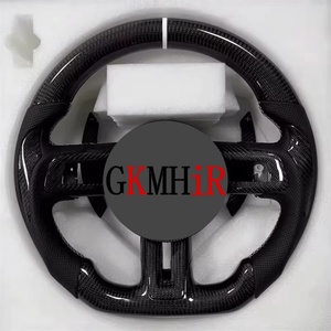 Hochwertiges Kundenspezifisches Upgrade-Lenkrad aus Carbonfaser und Leder für Ford Mustang Auto-Interieur-Zubehör - Product Image 5