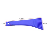 Shunwei SD-3109 Mini grattoir à glace en plastique robuste pour pare-brise de voiture, déneigeur compact et peu encombrant