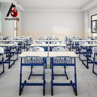 Chaise de bureau simple réglable moderne pour l'école, la salle de classe, la maison, le bureau, la chambre à coucher, le salon, en métal durable et confortable