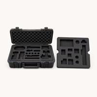 Insert en mousse pour boîte à outils personnalisée, mousse EVA noire haute densité pour l'organisation des tiroirs de rangement de matériel