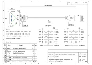 50cm kép <span class=keywords><strong>USB</strong></span> <span class=keywords><strong>3</strong></span>.<span class=keywords><strong>0</strong></span> đến <span class=keywords><strong>20pin</strong></span> tiêu đề Bộ chuyển đổi cáp ngắn cấu hình thấp khung - Product Image 6
