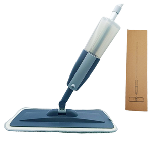 <span class=keywords><strong>Mop</strong></span> Piatto in Microfibra a 360 Gradi per Pulizia a Umido/Asciutto, Pieghevole, con Cesto in Alluminio e Plastica, Strizzatore Automatico, Alta Capacità, Leggero e Veloce - Product Image 1