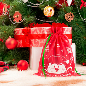 Bolsa de Regalo Navideña Grande de Santa Claus para Empacar Regalos, Fiestas, Celebraciones Familiares y Decoración Festiva - Product Image 3