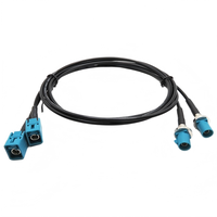 Cable de Extensión de Antena Personalizado de 10 cm, Cable HF con Ángulo de 90 Grados, Conector Hembra y Macho Fakra Tipo Z H I, 0-3 GHz, para Uso en Telecomunicaciones