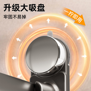 Suction Cup Towel Rack 30kg Load Capacity Organizer Shelf Bathroom Storage Minimalist Design Wall Mount No Drill Installation - Product Image 3