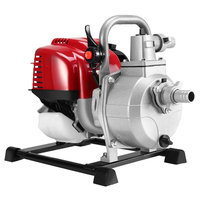 Pompa Bensin Self-Priming Tekanan Tinggi RORX WP430, Head 25m, Debit 10m3/jam, 2-Tak, untuk Pertanian, Kebun, Banjir, Drainase