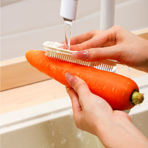 Brosse à fruits et légumes flexible multifonction pour le nettoyage de la cuisine, de l'évier, des planches à découper et des fentes - Product Image 2