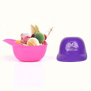 Conteneur alimentaire personnalisé écologique sans BPA, imprimé en sérigraphie, petit récipient à collation en plastique PP, casque de baseball, glace - Product Image 4
