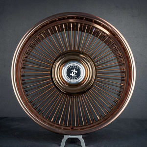 Nuevas Llantas de Aleación Dorada con Radios de 20 22 24 26 Pulgadas, 100 120 5x120 5x127 5x139.7, Cromadas, Profundas - Product Image 4