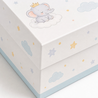Coffret cadeau pour nouveau-né, best-seller, coffret cadeau de luxe carré pour baby shower, coffret cadeau écologique pour bébé pour anniversaire