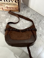 Tas Selempang Wanita Model Retro Suede Terbaru 2026, Desainer, Trendi, Mewah, untuk Belanja dan Bepergian