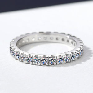 Bague Moissanite en argent S925 pour femmes Design haut de gamme de luxe TikTok Live Explosive All-Match Little Red Riding Hood Book - Product Image 1