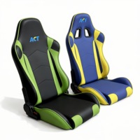 Silla de Juego de Espuma Viscoelástica de Alta Densidad, Soporte Ergonómico para la Espalda, Diseño Globoidal, Reclinable, Asiento Automático para Clubes de Fútbol DK-319