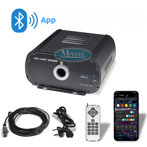 Motor de Luz de Fibra Óptica LED RGBW de 150W con Control por APP, Iluminador de Techo de Estrellas para Cielo Estrellado de Fibra Óptica - Product Image 1