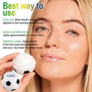 Bálsamo Labial en Forma de Balón de Fútbol de Marca Privada, Repara los Labios Agrietados, Suaviza las Líneas Finas, Exfoliación Suave, Hidratación Duradera - Product Image 6