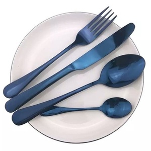 Ensemble de couverts en gros avec finition colorée et en acier inoxydable, fabriqué en métal, à vendre par les exportateurs - Product Image 1