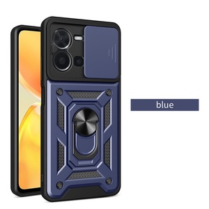 เคสโทรศัพท์ป้องกันเลนส์สไลด์แม่เหล็กแข็งแรงสำหรับ <span class=keywords><strong>VIVO</strong></span> X80 Lite V29 V27 V23 V21 Y91 Y95 Y76 Y55 Y36ฝาครอบป้องกันการตก - Product Image 1