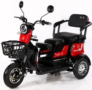 Dernier tricycle électrique deuxième génération mode scooter électrique longue batterie 48V/60V/72V pour adultes