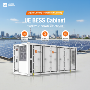 ตู้คอนเทนเนอร์ BESS แบบระบายความร้อนขนาด 1 เมกะวัตต์ 2.17 เมกะวัตต์ชั่วโมง ขนาด 20 ฟุต แบบออลอินวัน สำหรับโรงไฟฟ้าพลังงานแสงอาทิตย์และพลังงานลมขนาดใหญ่ - Product Image 1
