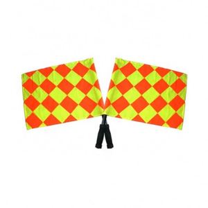 2024 Wholesale High Level Custom Size Double Sided Vivid Color <b>Referee</b> <b>Flags</b> Football Soccer Hand Hold <b>Referee</b> <b>Flags</b> Equipment - Product Image 2